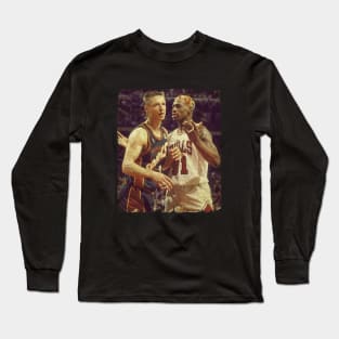 Detlef Schrempf vs Dennis Rodman Long Sleeve T-Shirt